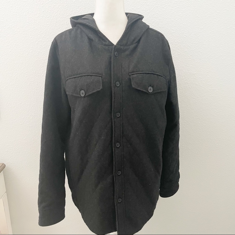 Insight Men’s wool blend hooded jacket Medium